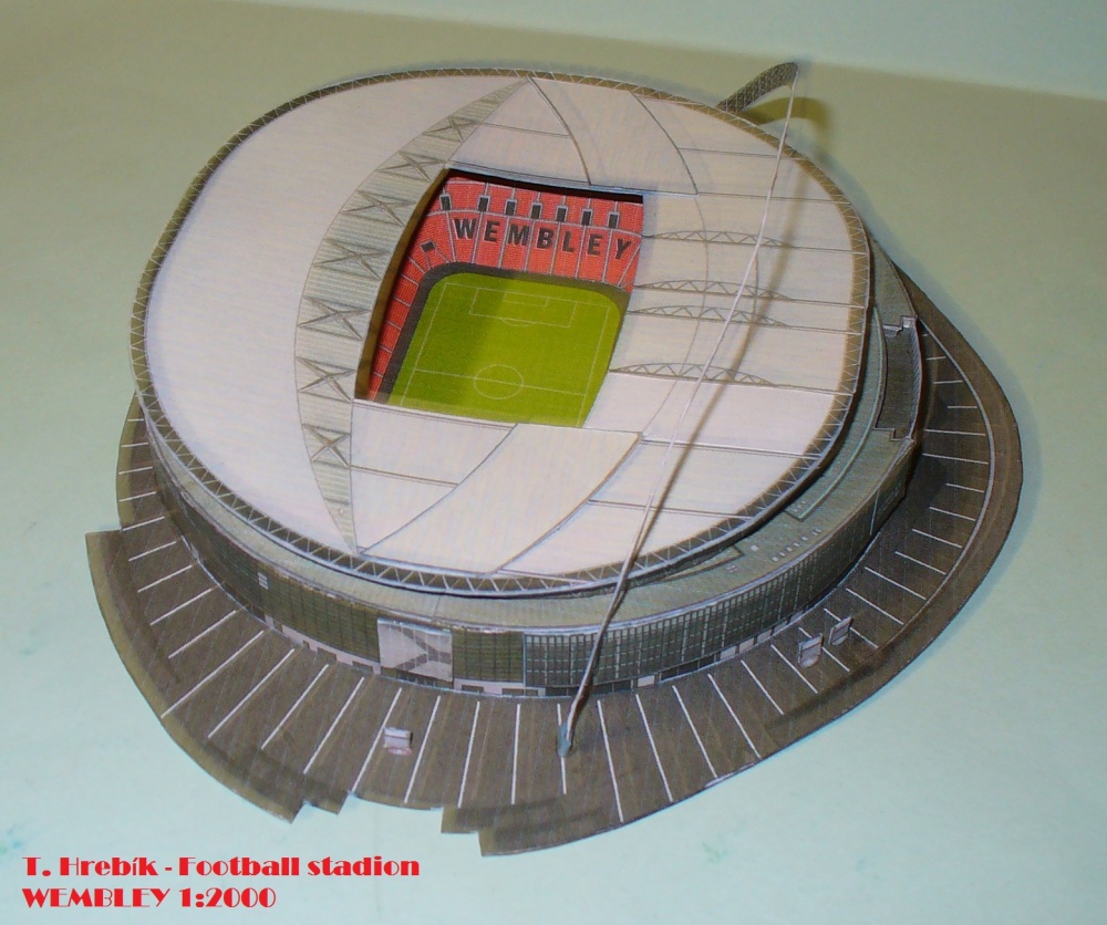 Stadion Wembley (Plná velikost v novém okně) Stadion Wembley