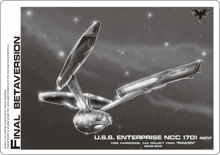 Star trek- Constitution class refit 1701-ENTERPRISE (Plná velikost v novém okně) Star trek- Constitution class refit 1701-ENTERPRISE