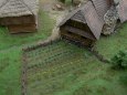 St�edov�k� hrad s podhrad�m 1:160