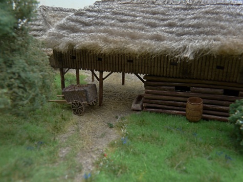 St�edov�k� hrad s podhrad�m 1:160