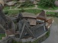 St�edov�k� hrad s podhrad�m 1:160