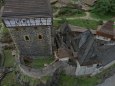 St�edov�k� hrad s podhrad�m 1:160