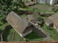 St�edov�k� hrad s podhrad�m 1:160