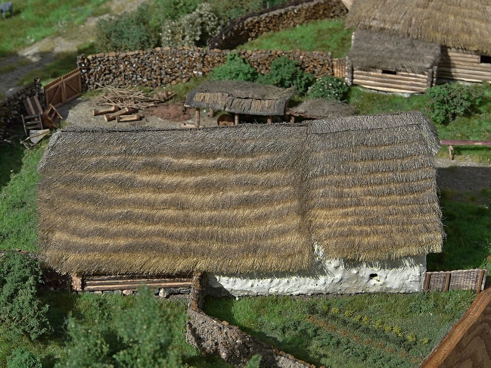 St�edov�k� hrad s podhrad�m 1:160