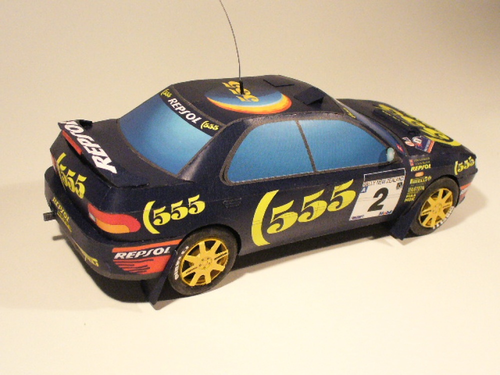 Subaru Impreza WRX McRae NewZealand 1995 (Plná velikost v novém okně) Subaru Impreza WRX McRae NewZealand 1995