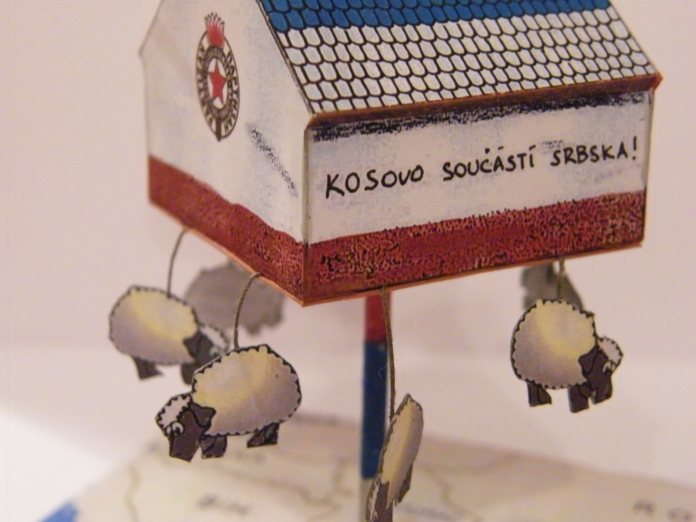 Sušárna na ovce v Srbsku (Plná velikost v novém okně) Sušárna na ovce v Srbsku