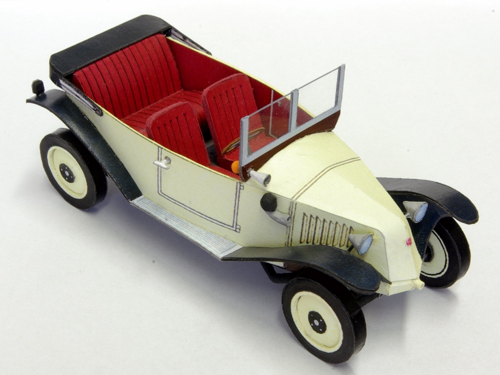 Tatra 11 - čtyřmístné otevřené provedení (Plná velikost v novém okně) Tatra 11 - čtyřmístné otevřené provedení