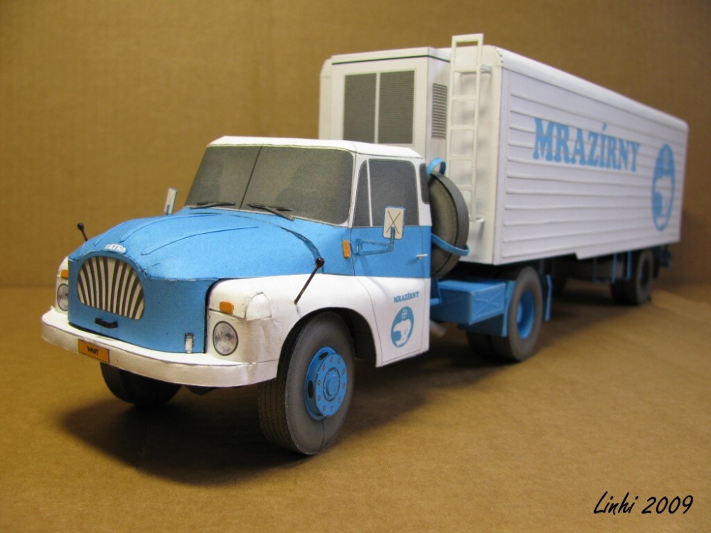 Tatra 138 NT 4x4 + návěs Orličan N12CH (Plná velikost v novém okně) Tatra 138 NT 4x4 + návěs Orličan N12CH