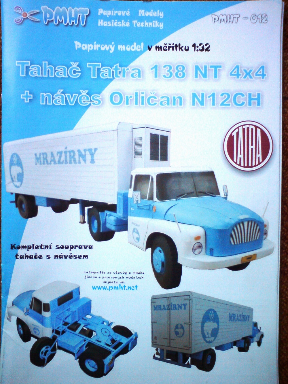 Tatra 138 NT 4x4 + návěs Orličan N12CH (Plná velikost v novém okně) Tatra 138 NT 4x4 + návěs Orličan N12CH