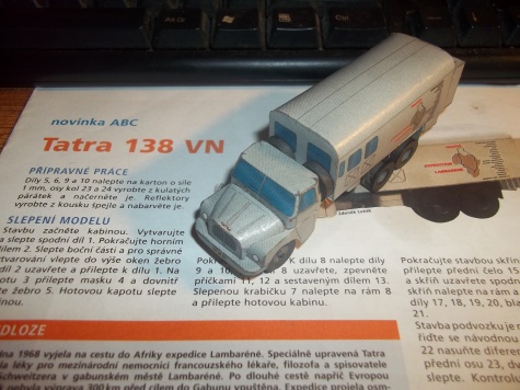 Tatra 138 VN expedice Lambaréné Tatra 138 VN expedice Lambaréné