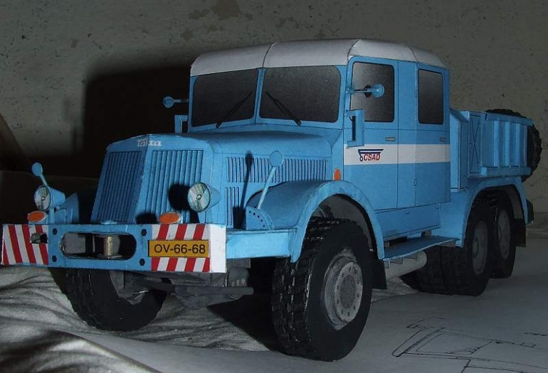 Tatra 141 - modra (Pln� velikost v nov�m okn�) Tatra 141 - modra