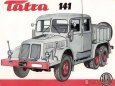 Tatra 141 Interier a motor