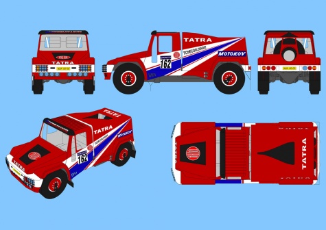 Tatra 162 EX.7. 440. 4x4.1 /  1:32-recolor (Kinza)