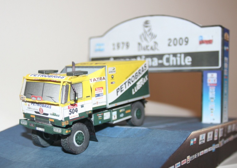 Tatra 815 - 2TOR 45 4x4 VK Dakar 2009 (Plná velikost v novém okně) Tatra 815 - 2TOR 45 4x4 VK Dakar 2009