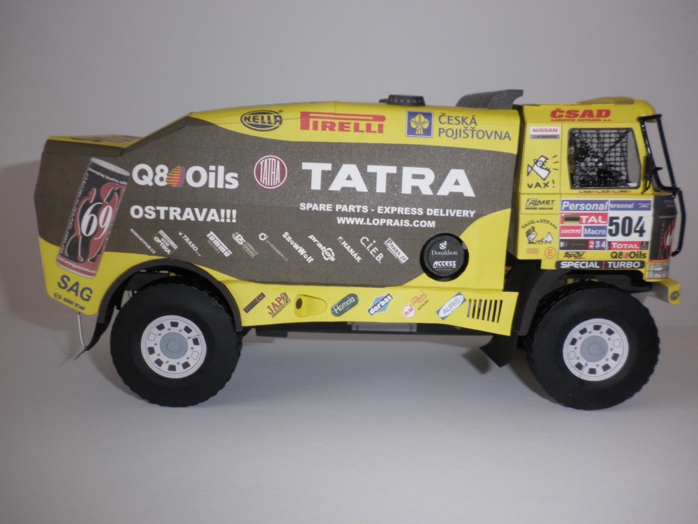 Tatra 815 - 2Z0 R45 12.400 4x4.1 Dakar 2011 (Plná velikost v novém okně) Tatra 815 - 2Z0 R45 12.400 4x4.1 Dakar 2011