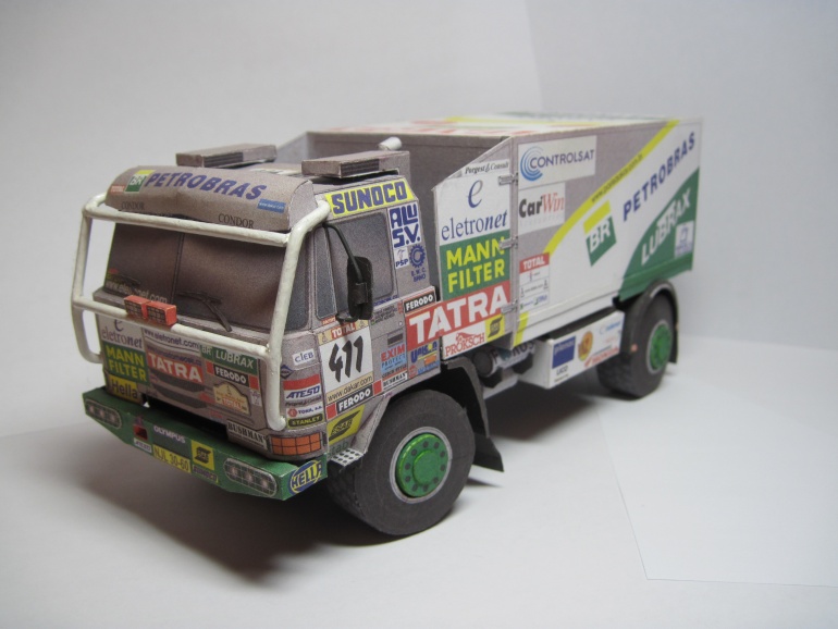 Tatra 815 4x4 BR Petrobras Lubrax Dakar 2002 (Pln� velikost v nov�m okn�) Tatra 815 4x4 BR Petrobras Lubrax Dakar 2002