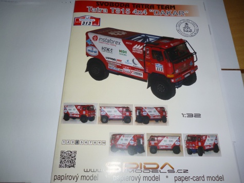 Tatra 815 4x4 DAKAR, SVOBODA TEAM, SWR 2012 / SPIDA / 1:32