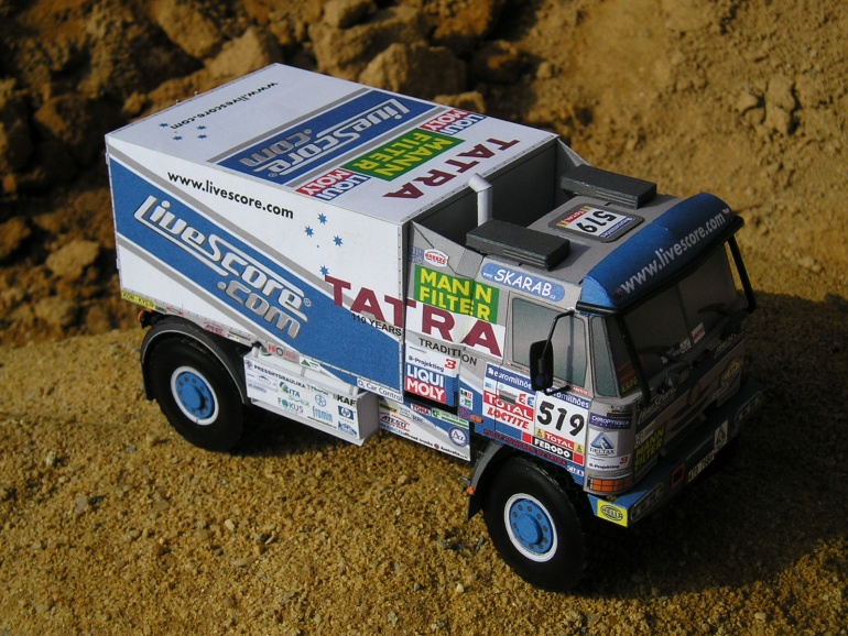 TATRA 815 4x4 LETKA RACING TEAM 2007 (Plná velikost v novém okně) TATRA 815 4x4 LETKA RACING TEAM 2007