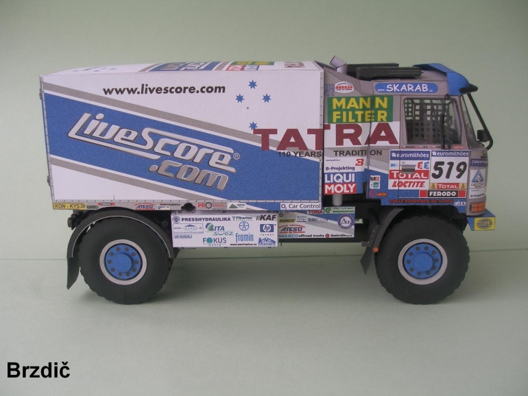 Tatra 815 4x4 Letka racing team (Plná velikost v novém okně) Tatra 815 4x4 Letka racing team