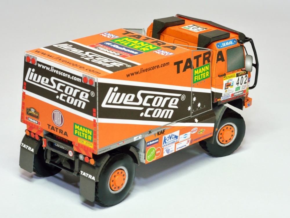Tatra 815 4x4 Livescore Africa eco race (Plná velikost v novém okně) Tatra 815 4x4 Livescore Africa eco race