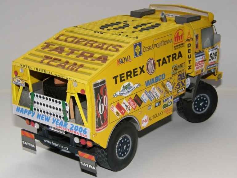 Tatra 815 4x4 Loprais Tatra Team 2006 (Plná velikost v novém okně) Tatra 815 4x4 Loprais Tatra Team 2006