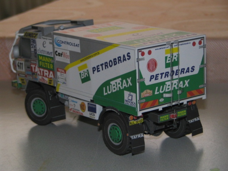 Tatra 815 4x4 Petrobras Lubrax dakar 2002 (Pln� velikost v nov�m okn�) Tatra 815 4x4 Petrobras Lubrax dakar 2002
