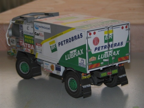 Tatra 815 4x4 Petrobras Lubrax dakar 2002