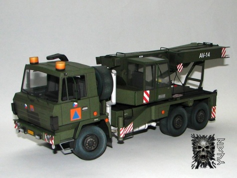 Tatra 815 6x6 AV 14 - vojenská verze Tatra 815 6x6 AV 14 - vojenská verze