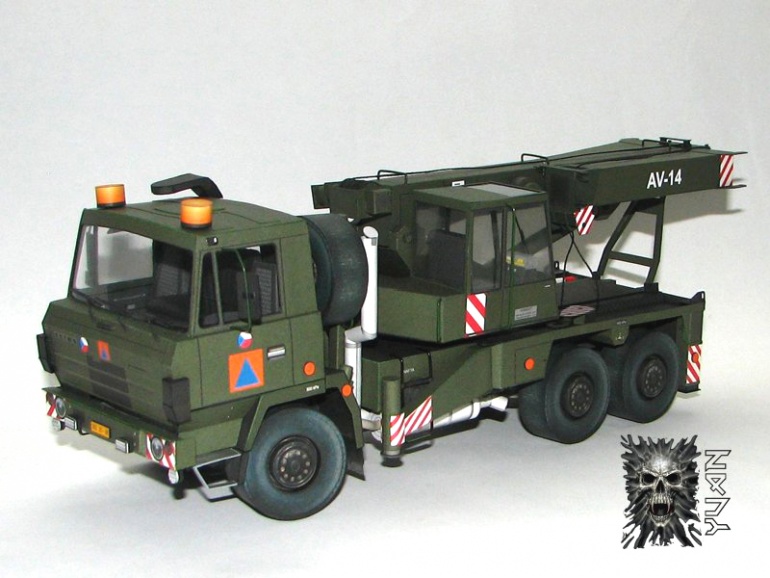 Tatra 815 6x6 AV 14 - vojenská verze (Plnďż˝ velikost v novďż˝m oknďż˝) Tatra 815 6x6 AV 14 - vojenská verze