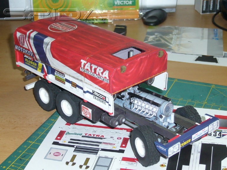 Tatra 815 6x6 Dakar 86 (Plná velikost v novém okně) Tatra 815 6x6 Dakar 86