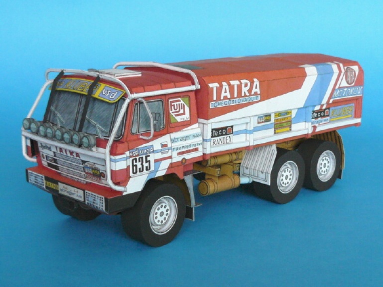 Tatra 815 6x6 VE Rallye Dakar 86 (Plná velikost v novém okně) Tatra 815 6x6 VE Rallye Dakar 86