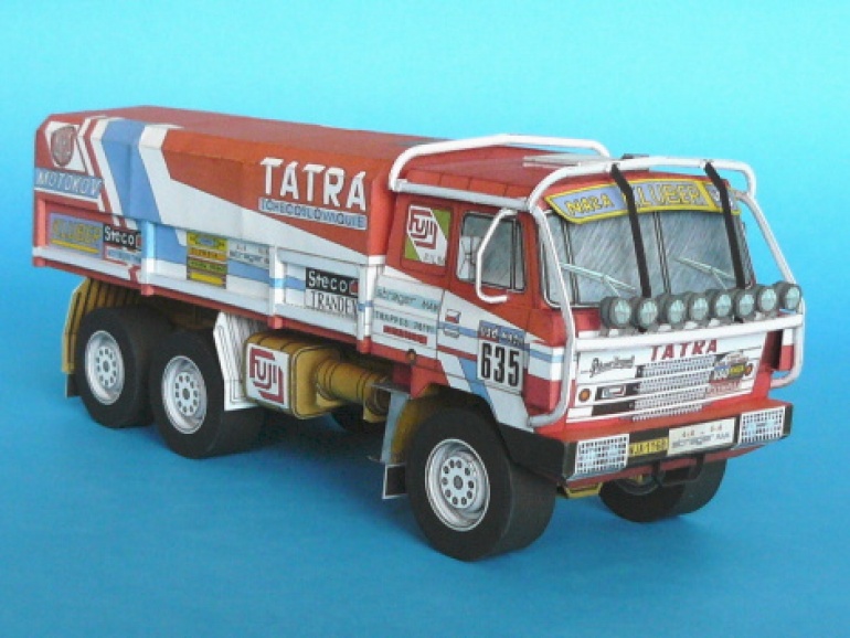 Tatra 815 6x6 VE Rallye Dakar 86 (Plná velikost v novém okně) Tatra 815 6x6 VE Rallye Dakar 86