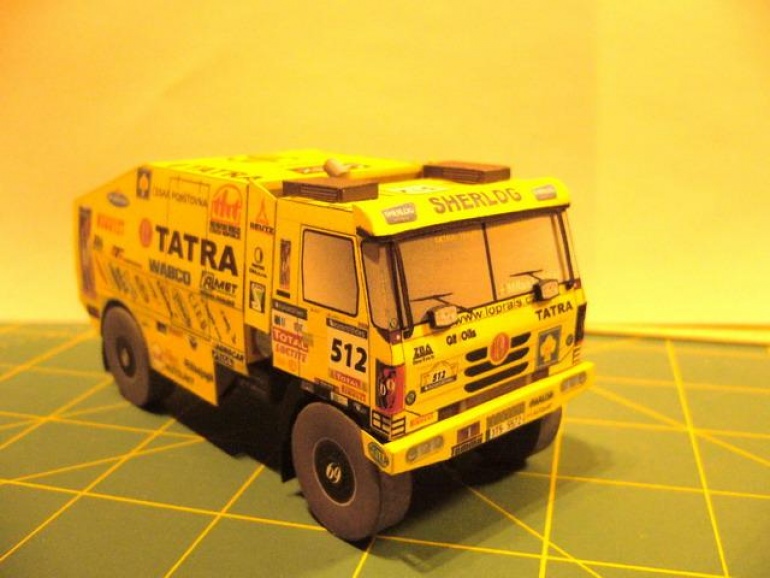 Tatra 815 Dakar 2007 Loprais (Plná velikost v novém okně) Tatra 815 Dakar 2007 Loprais