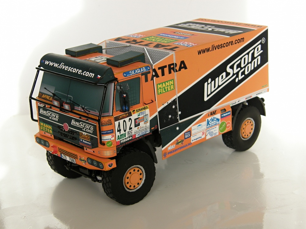 Tatra 815 DAKAR 2T0R45 Livescore AER 2011 (Plná velikost v novém okně) Tatra 815 DAKAR 2T0R45 Livescore AER 2011