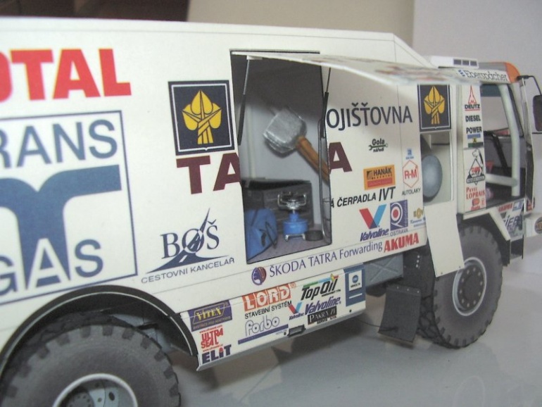 Tatra 815 Dakar Puma 2003 Loprais (Plná velikost v novém okně) Tatra 815 Dakar Puma 2003 Loprais