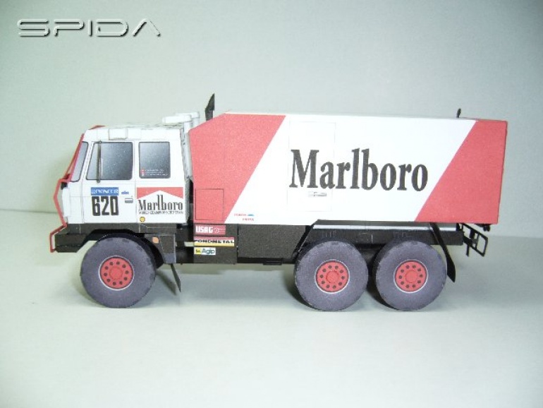 Tatra 815 VD 13 350 6x6.Clay Regazzoni 1988 (Plná velikost v novém okně) Tatra 815 VD 13 350 6x6.Clay Regazzoni 1988