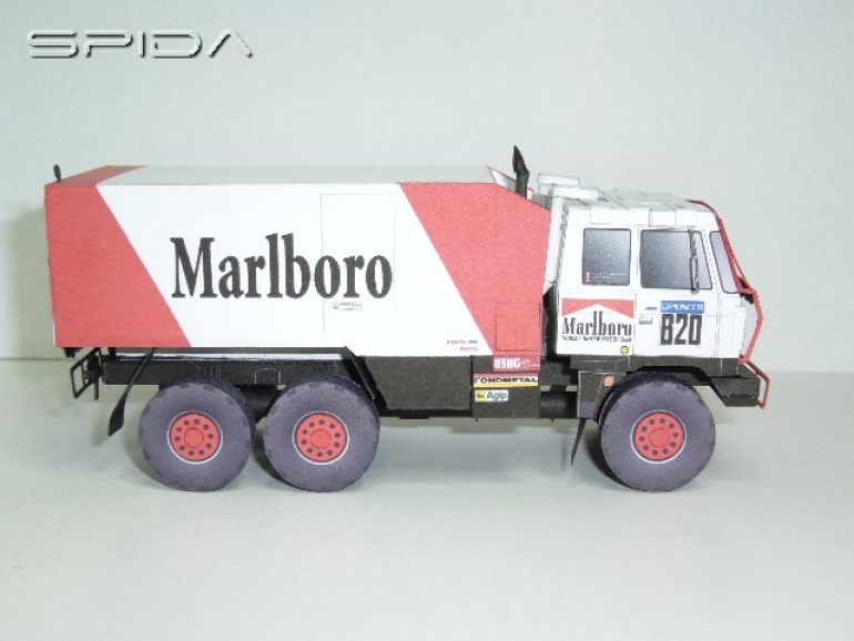 Tatra 815 VD 13 350 6x6.Clay Regazzoni 1988 (Plná velikost v novém okně) Tatra 815 VD 13 350 6x6.Clay Regazzoni 1988