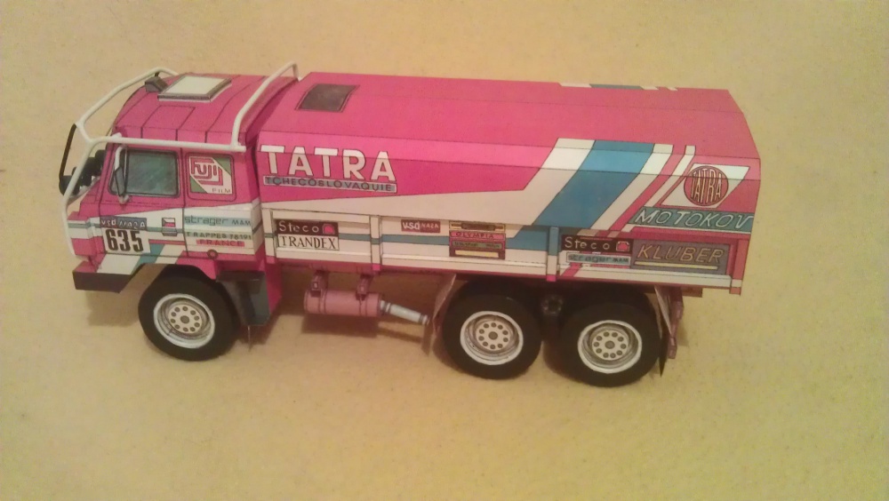 Tatra 815 VE Dakar 1986 (Plná velikost v novém okně) Tatra 815 VE Dakar 1986