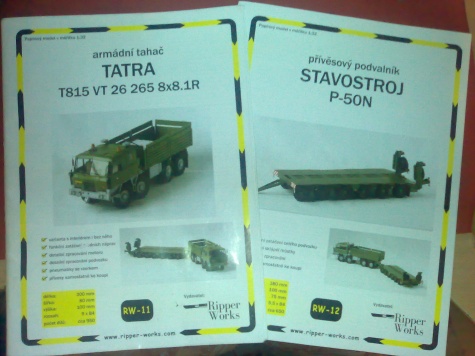 TATRA 815 VT 26 265 8X8 1.R / Ripper Works / 1:32 /Vojta78 TATRA 815 VT 26 265 8X8 1.R / Ripper Works / 1:32 /Vojta78