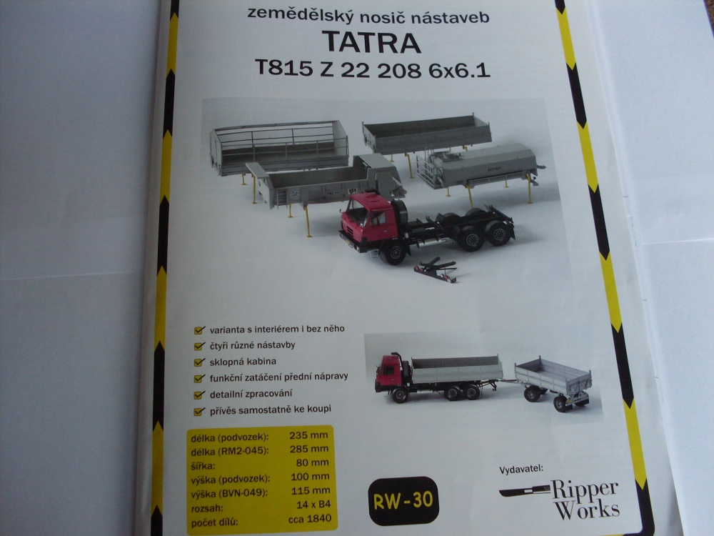 Tatra 815 zemědělský nosič (Plná velikost v novém okně) Tatra 815 zemědělský nosič