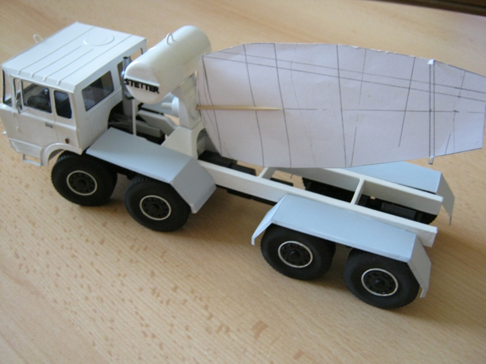 Tatra T813 Stetter-domíchávač betonu (Plná velikost v novém okně) Tatra T813 Stetter-domíchávač betonu