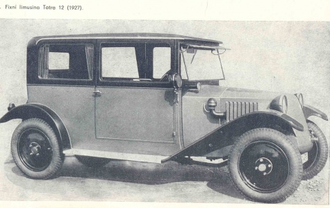 Tatra 12 - pevná dvoudveřová limuzína Tatra 12 - pevná dvoudveřová limuzína