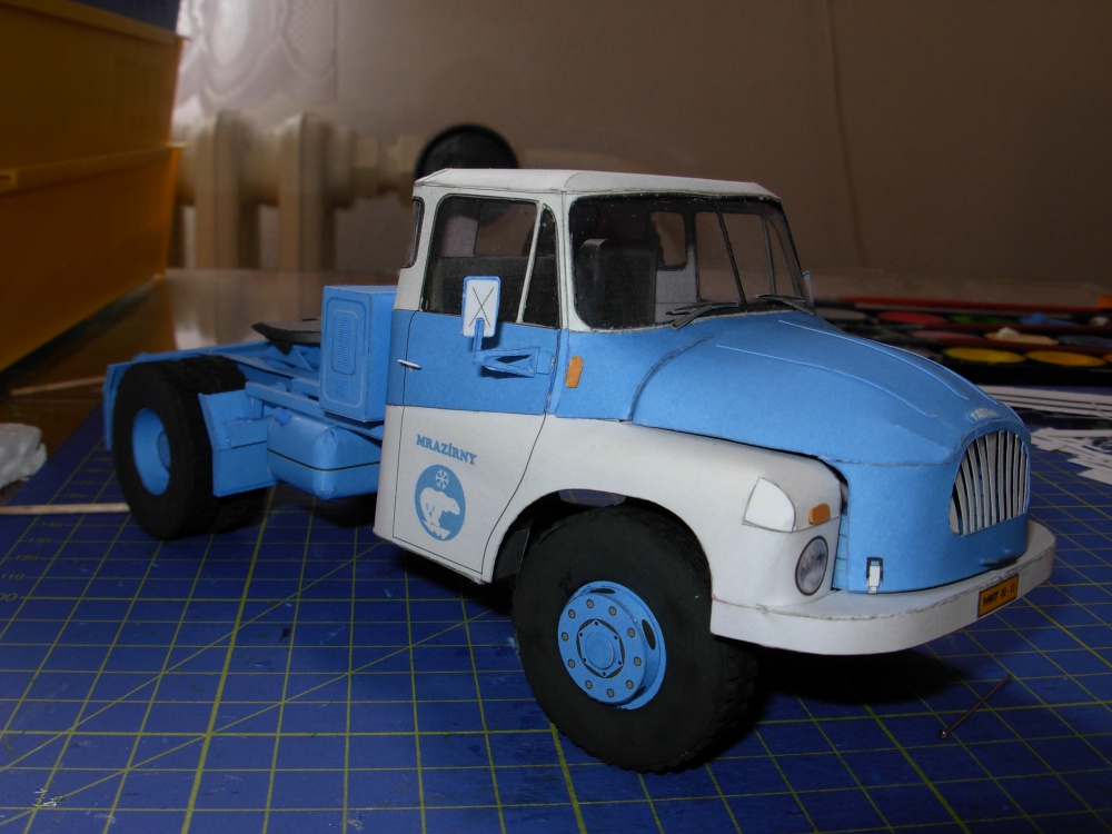 Tatra 138 NT 4x4 + návěs Orličan N12CH (Plná velikost v novém okně) Tatra 138 NT 4x4 + návěs Orličan N12CH