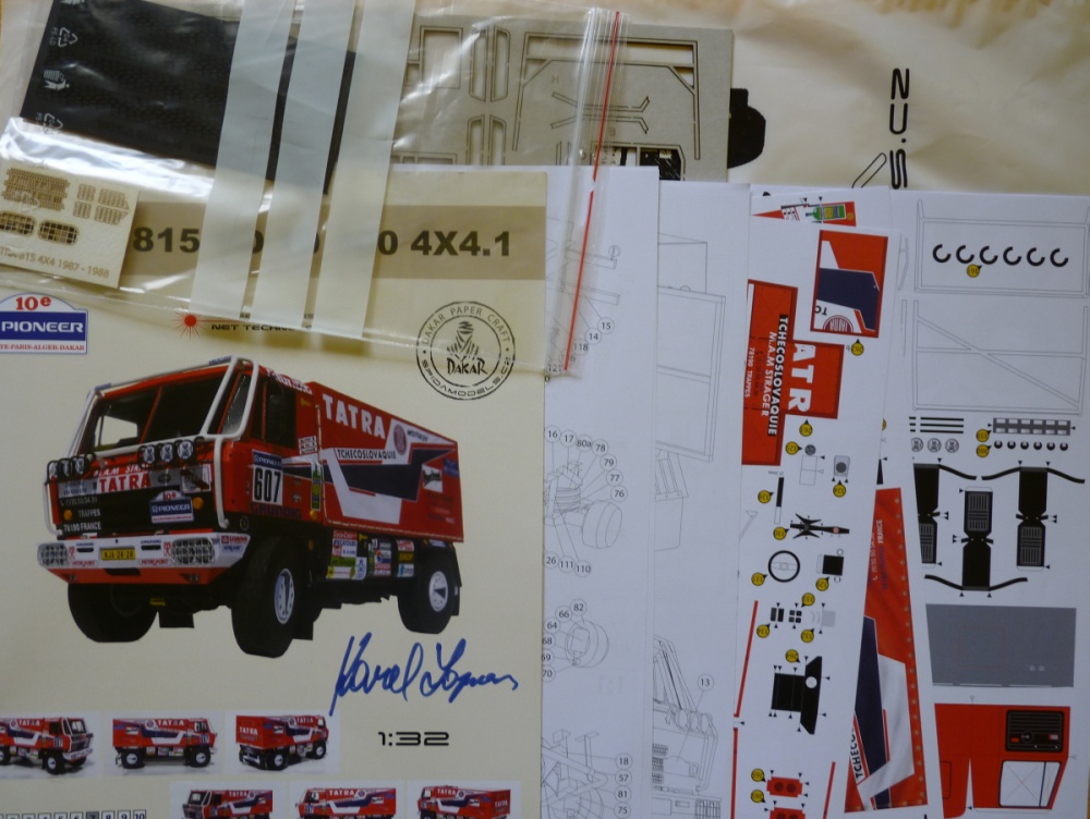 Tatra 815, 4x4, Dakar 1988 (Plná velikost v novém okně) Tatra 815, 4x4, Dakar 1988