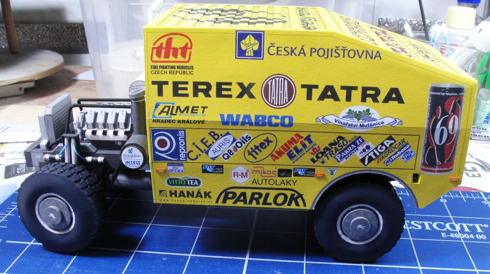 Tatra 815 4x4 Loprais Tatra Team (Plná velikost v novém okně) Tatra 815 4x4 Loprais Tatra Team