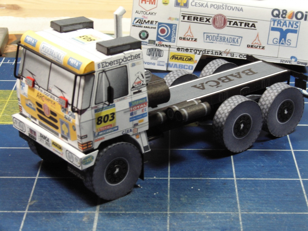 Tatra 815 6x6 Dakar 2005 Babča (Plná velikost v novém okně) Tatra 815 6x6 Dakar 2005 Babča