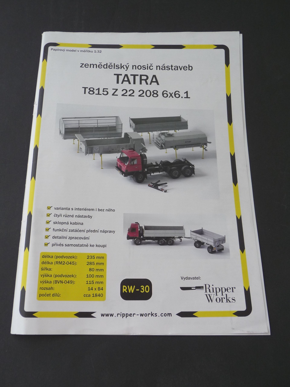 Tatra 815 6x6 rozmetadlo