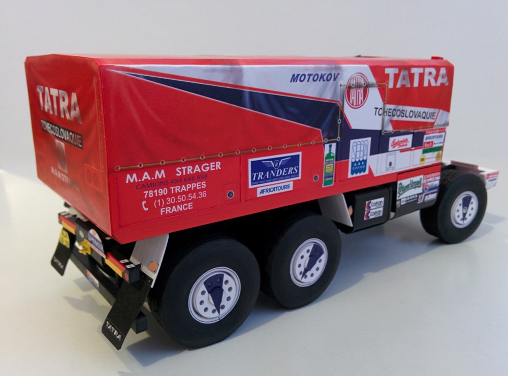 Tatra 815 6x6 VD 13 350 Dakar 1988 (Plná velikost v novém okně) Tatra 815 6x6 VD 13 350 Dakar 1988
