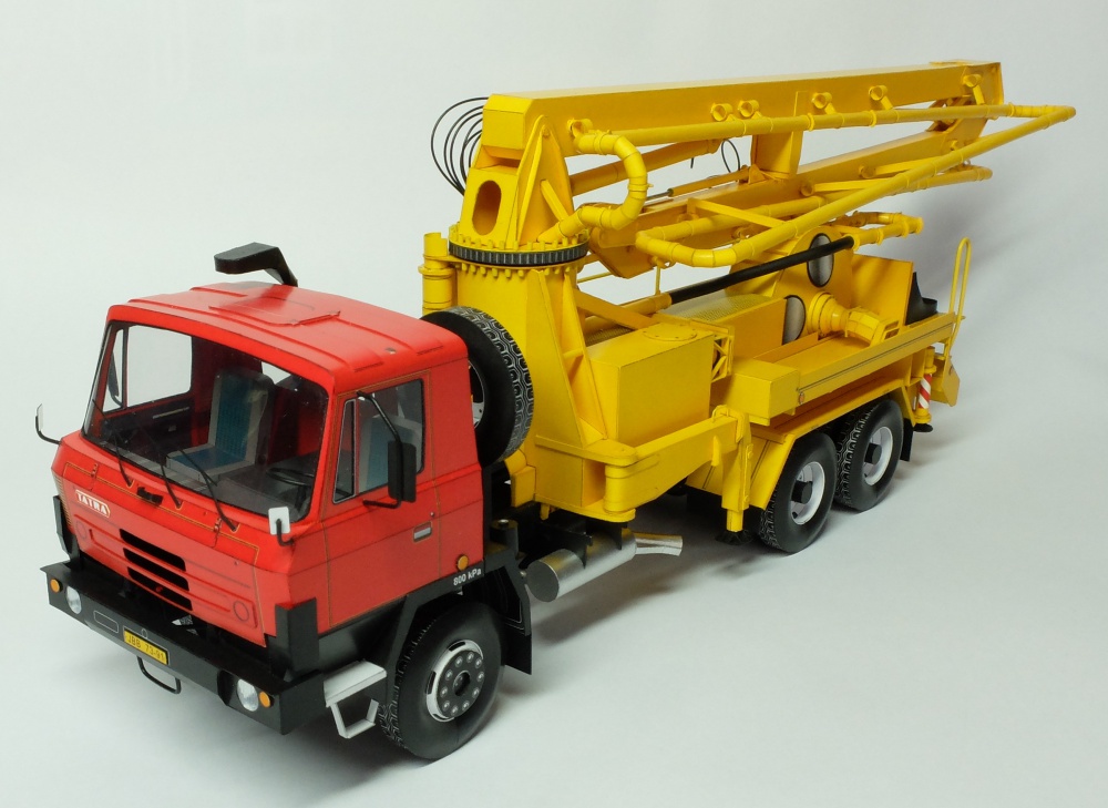 Tatra 815 betonpumpa (Plná velikost v novém okně) Tatra 815 betonpumpa