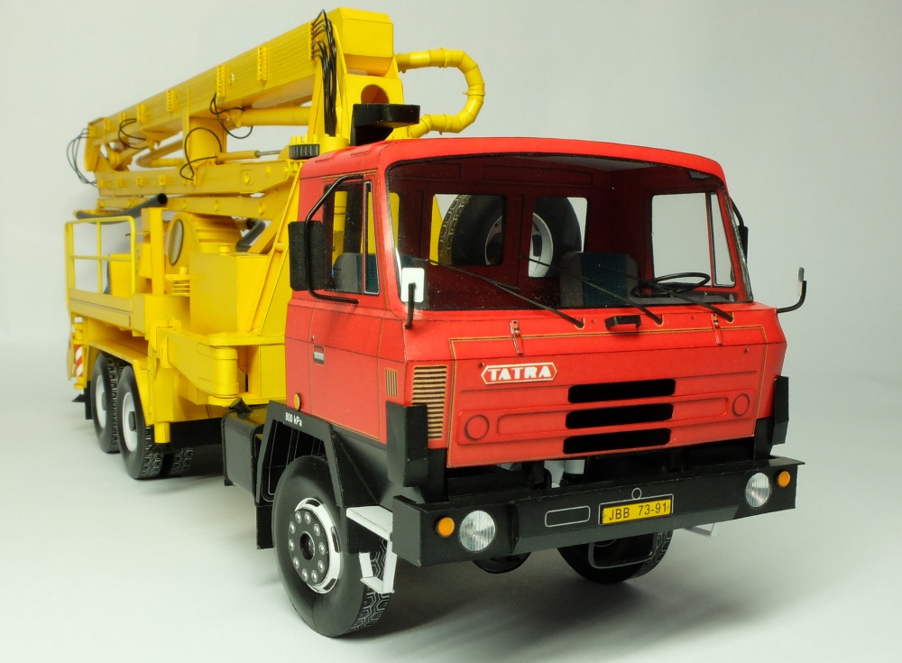 Tatra 815 betonpumpa (Plná velikost v novém okně) Tatra 815 betonpumpa